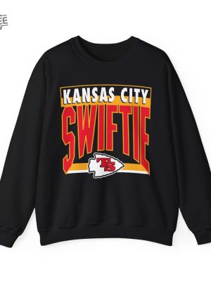 Retro Kansas City Swiftie Travis Taylor Sweatshirt Travis Kelce Message To Taylor Swift Go Taylors Boyfriend Shirt Unique revetee 3