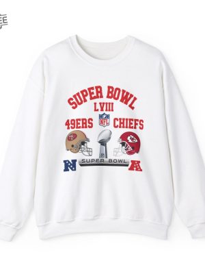 Superbowl Sweatshirt Chiefs Sweater 49Ers Sweatshirt Football Sweatshirt Travis Kelce Message To Taylor Swift Go Taylors Boyfriend Shirt Unique revetee 5