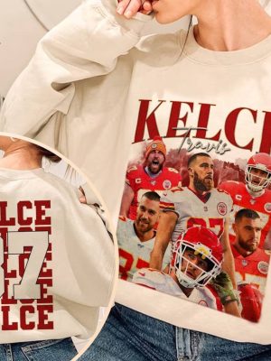 Travis Kelce Shirt Football Kc Jersey Shirt In My Kelce Era Shirt Travis Kelce Message To Taylor Swift Go Taylors Boyfriend Shirt Unique revetee 3