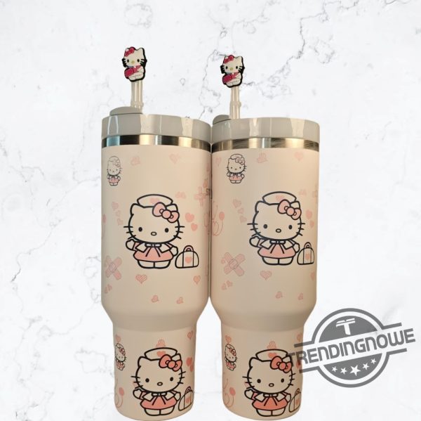 Nurse Hello Kitty Stanley Cup Hello Kitty Stanley Tumbler Gift For Lovers Man Women trendingnowe 1