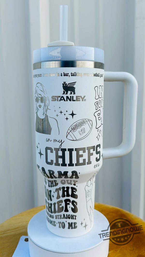 Swiftie Kelce Stanley Cup 40Oz Tumbler Chief Football Stanley Tumbler Gift For Fan Men Women trendingnowe 1