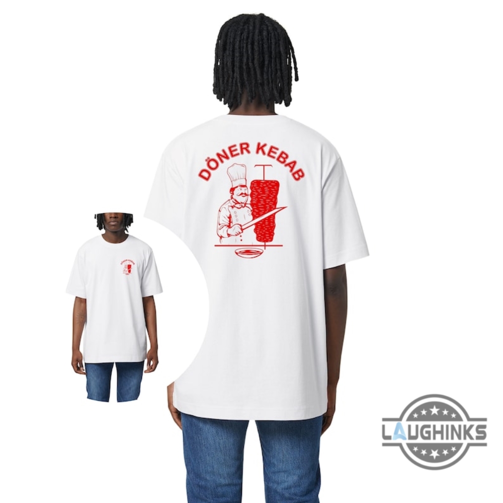 Döner Kebab T Shirt Sweatshirt Hoodie Mens Womens Kebap Summer 2024 Retro 2 Sided Shirts Funny Gift For Chicken Doner Kebab Pizza Food Lovers