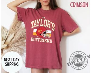 Go Taylors Boyfriend Shirt Go Taylors Bf Retro Sweatshirt Taylor Travis Hoodie Cute Taylors Bf Tshirt Trendy Shirt giftyzy 2