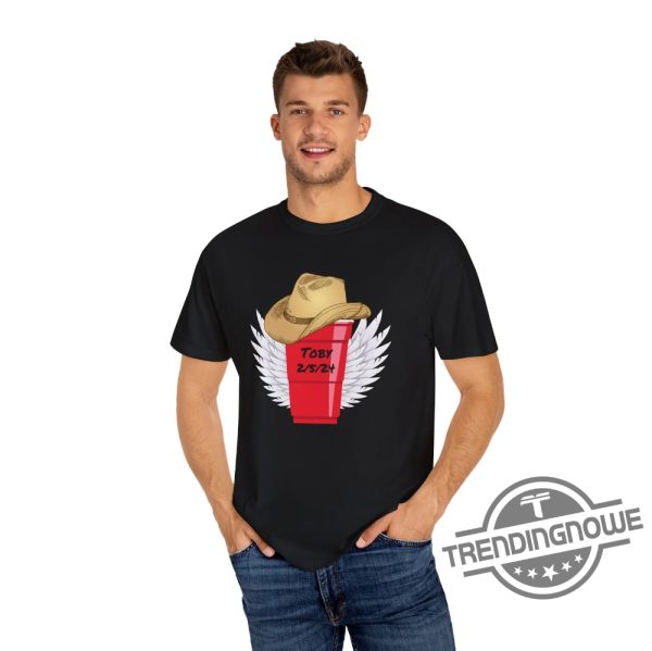Toby Keith Shirt Red Solo Cup Wings Shirt Country Music Legend Homage Toby Keith Tribute Shirt American Soldier Memorial Shirt trendingnowe 3