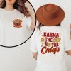 Karma Is The Guy On The Chiefs Sweatshirt Front And Back Chiefs Shirt Kansas City Chief Colors Kansas City Chiefs T Shirt Near Me revetee 1