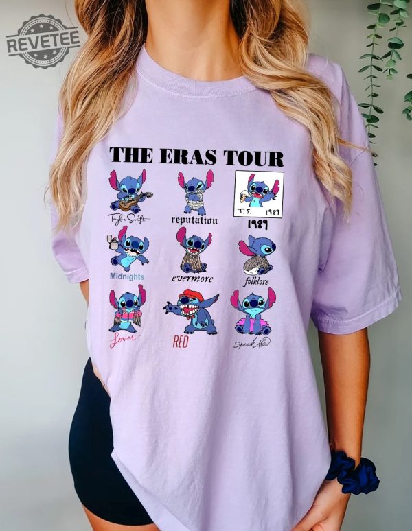 Stitch The Eras Tour Shirt Stitch Shirt Disney Eras Tour Shirt Lilo And Stitch Shirt Kids Stitch Shirt Unique revetee 1