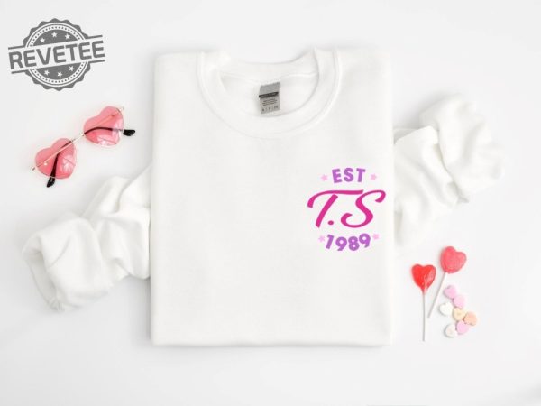 Swiftie Valentine Shirt 2 Sided Swiftie Valentines Day Gift Conversation Hearts Retro Tee Ts Est 1989 Version Shirts For Lovers Unique revetee 2