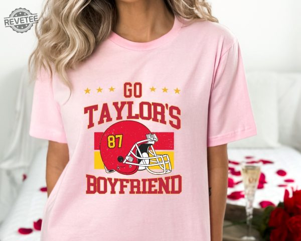 Go Taylors Boyfriend Shirt Game Day Shirt Funny Football Sweatshirt Football Fan Gift Shirt Unique revetee 2