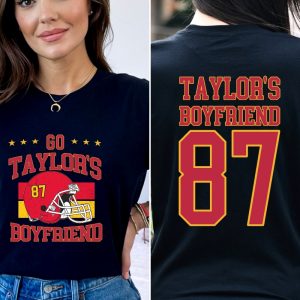 Go Taylors Boyfriend Shirt Game Day Shirt Funny Football Sweatshirt Football Fan Gift Shirt Unique revetee 4