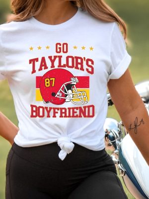 Go Taylors Boyfriend Shirt Game Day Shirt Funny Football Sweatshirt Football Fan Gift Shirt Unique revetee 7