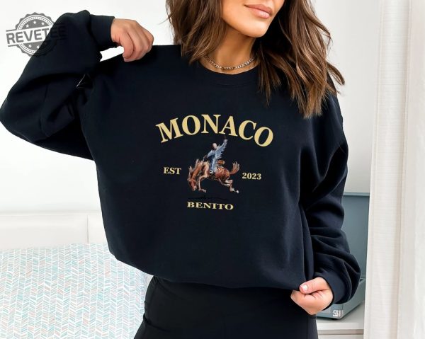 Retro Monaco Sweatshirt Nadie Sabe Lo Que Va Pasar Manana Shirt Benito Sweatshirt Gift For Fan Bunny Sweatshirt Music Shirt Unique revetee 3
