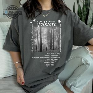 folklore tracklist shirt the eras tour 2023 rock music tshirt taylors album shirt vintage taylor swiftie shirttaylors version shirt mens womens tshirt sweatshirt hoodie laughinks 1 3