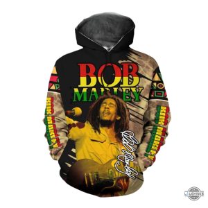 bob marley hoodie sweatshirt tshirt mens womens all over printed jamaican singer death one love movie 2024 shirts bob marley signature tee new gift laughinks 2