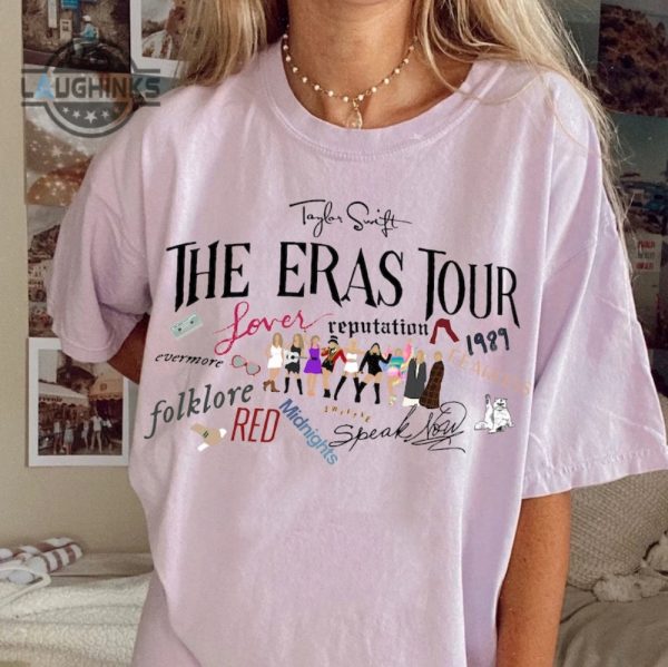 the eras tour shirt taylor swift tour shirt taylor swift album shirt taylor swift eras tour shirt mens womens tshirt sweatshirt hoodie laughinks 1 4