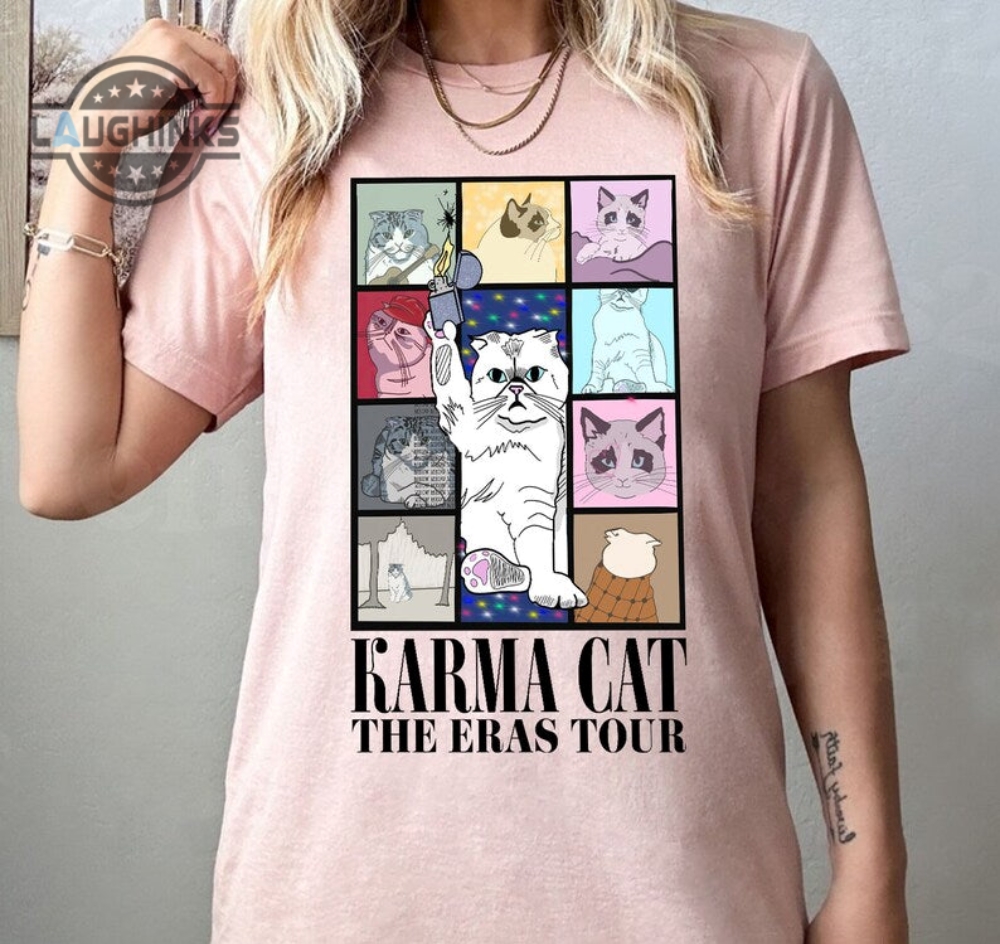 Cute Karma The Eras Shirt Taylor Swift The Eras Tour Shirt Swiftie Shirt Taylor Swift Albums Shirt Shirt For Fan Mens Womens Tshirt Sweatshirt Hoodie