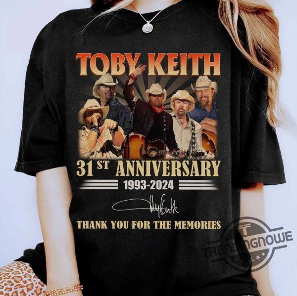 Rip Toby Keith Shirt Toby Keith Thank You For The Memories Shirt Sweatshirt Hoodie Toby Keith T Shirt trendingnowe.com 1
