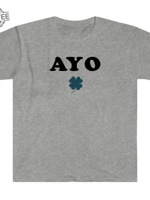 Ayo Edebiri Four Leaf Clover Shirt Ayo Shamrock Shirt Trending Ayo Shirt Ayo Four Leaf Shirt Funny Shirt Twitter Shirt Edebiri Tshirt Unique revetee 3