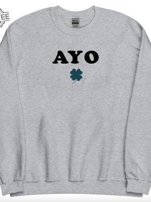 Ayo Edebiri Four Leaf Clover Shirt Ayo Shamrock Shirt Trending Ayo Shirt Ayo Four Leaf Shirt Funny Shirt Twitter Shirt Edebiri Tshirt Unique revetee 4