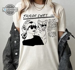 cute swiftie with cat shirt taylor 1989 shirt taylor swift 1989 shirt cat eras tour shirt taylor swift 1989 albums shirt mens womens tshirt sweatshirt hoodie laughinks 1 3