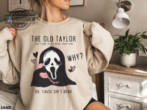 taylor swift halloween sweatshirt scream horror movie look what you made me do taylor swift merch midnights mens womens tshirt sweatshirt hoodie laughinks 1