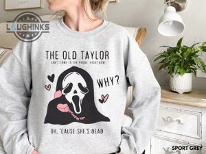 taylor swift halloween sweatshirt scream horror movie look what you made me do taylor swift merch midnights mens womens tshirt sweatshirt hoodie laughinks 1 1