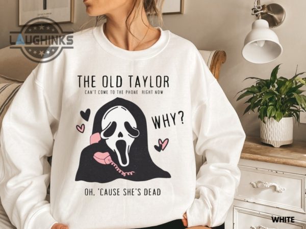 taylor swift halloween sweatshirt scream horror movie look what you made me do taylor swift merch midnights mens womens tshirt sweatshirt hoodie laughinks 1 2