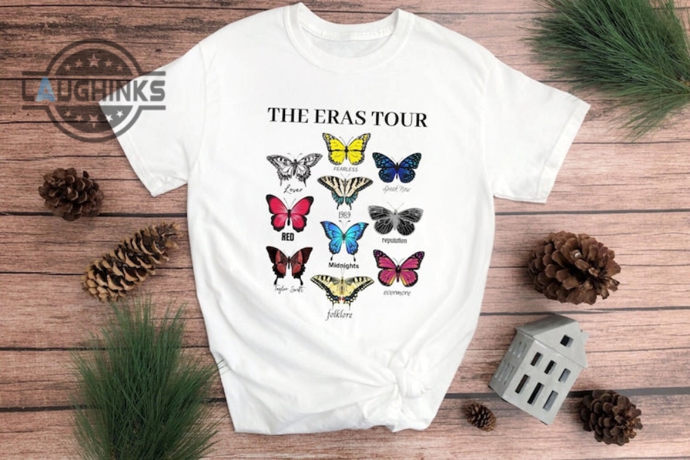 The Eras Tour Butterfly Vintage Tshirt Swiftie Eras Tour Shirt The Eras Tour 2023 Shirt Swiftie Tee Swiftie Merch Shirt Mens Womens Tshirt Sweatshirt Hoodie