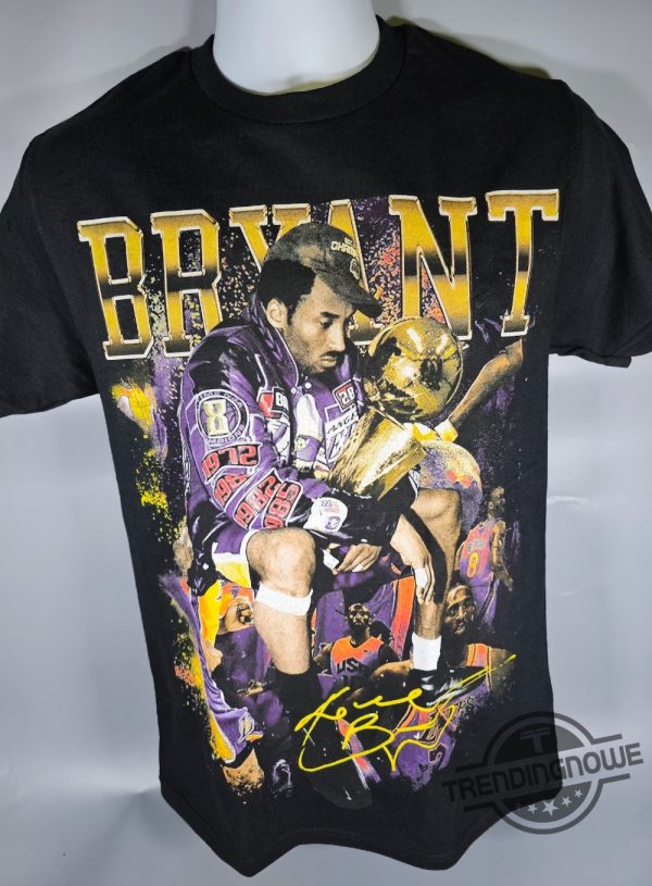 Kobe Bryant Shirt Kobe Bryant Mash Up With Signature Graphic T Shirt Kobe Shirt trendingnowe 1