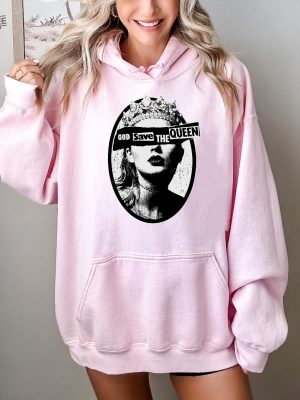 God Save Queen Reputation Era Inspired Hoodies Taylor Swift Tortured Poets Taylor Swift New Album 2024 Taylorswift Unique revetee 2