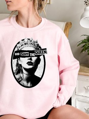 God Save Queen Reputation Era Inspired Hoodies Taylor Swift Tortured Poets Taylor Swift New Album 2024 Taylorswift Unique revetee 5