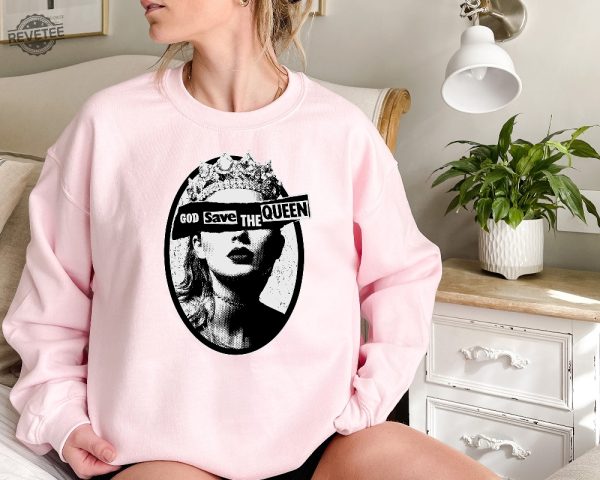 God Save Queen Reputation Era Inspired Hoodies Taylor Swift Tortured Poets Taylor Swift New Album 2024 Taylorswift Unique revetee 5