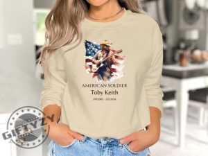 Toby Keith Tribute Unisex Shirt American Soldier Memorial Tshirt Country Music Legend Homage Hoodie Trending Sweatshirt Thoughtful Fan Gift giftyzy 4