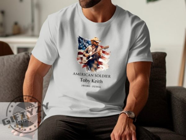Toby Keith Tribute Unisex Shirt American Soldier Memorial Tshirt Country Music Legend Homage Hoodie Trending Sweatshirt Thoughtful Fan Gift giftyzy 5