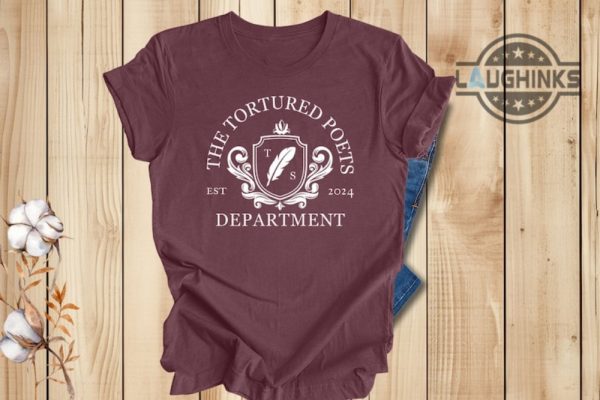 tortured poet department taylor swift shirt sweatshirt hoodie mens womens the tortured poets department tshirt annual grammy awards swifties gift est 2024 laughinks 7