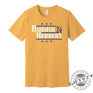 Harbaugh Herbert 24 Tshirt Political Campaign Parody Sweatshirt Football Legends For President Fan Hoodie Lots Of Color Choices Shirt giftyzy 2