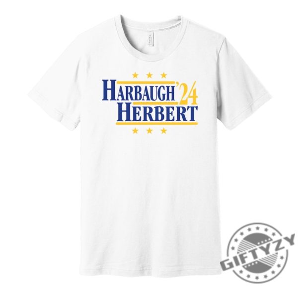 Harbaugh Herbert 24 Tshirt Political Campaign Parody Sweatshirt Football Legends For President Fan Hoodie Lots Of Color Choices Shirt giftyzy 6
