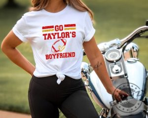 Go Boyfriend Travis Kelce Shirt Football Fans Sweatshirt Funny Football Tshirt Go Taylors Boyfriend Hoodie Football Fan Gift giftyzy 2