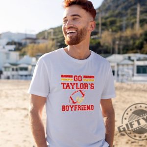 Go Boyfriend Travis Kelce Shirt Football Fans Sweatshirt Funny Football Tshirt Go Taylors Boyfriend Hoodie Football Fan Gift giftyzy 7