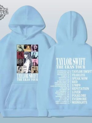 Taylor Swift The Eras Tour Taylor Swift Merch Taylor Swift Hoodie Taylor Swift Gift Swiftie Hoodie Unique revetee 3