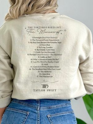 Swiftie Album Merch New Swift Album The Tortured Poets Department Tracklist Taylor Swift The Tortured Poets Department Unique revetee 2 1