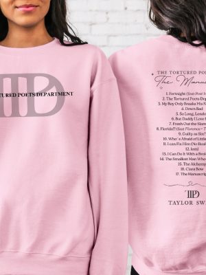 Swiftie Album Merch New Swift Album The Tortured Poets Department Tracklist Taylor Swift The Tortured Poets Department Unique revetee 3 1