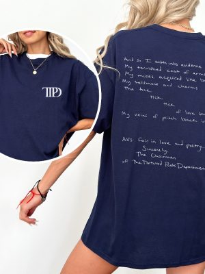 Taylor Swift The Tortured Poets Department Shirt The Tortured Poets Department Tracklist Taylor Swift The Tortured Poets Department Unique revetee 3