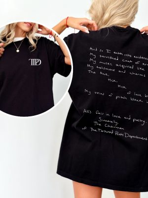 Taylor Swift The Tortured Poets Department Shirt The Tortured Poets Department Tracklist Taylor Swift The Tortured Poets Department Unique revetee 4