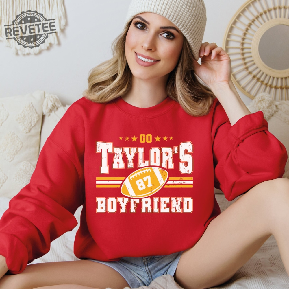 Go Boyfriend Sweatshirt Go Boyfriend Sweater Football Sweatshirt Go Taylors Boyfriend Svg Free Taylor Swift New Album Unique
