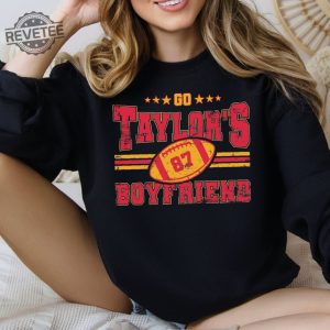 Go Boyfriend Sweatshirt Go Boyfriend Sweater Football Sweatshirt Go Taylors Boyfriend Svg Free Taylor Swift New Album Unique revetee 5