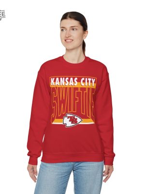 Retro Kansas City Swiftie Travis Taylor Sweatshirt Unisex Crewneck Sweatshirt Unique revetee 5