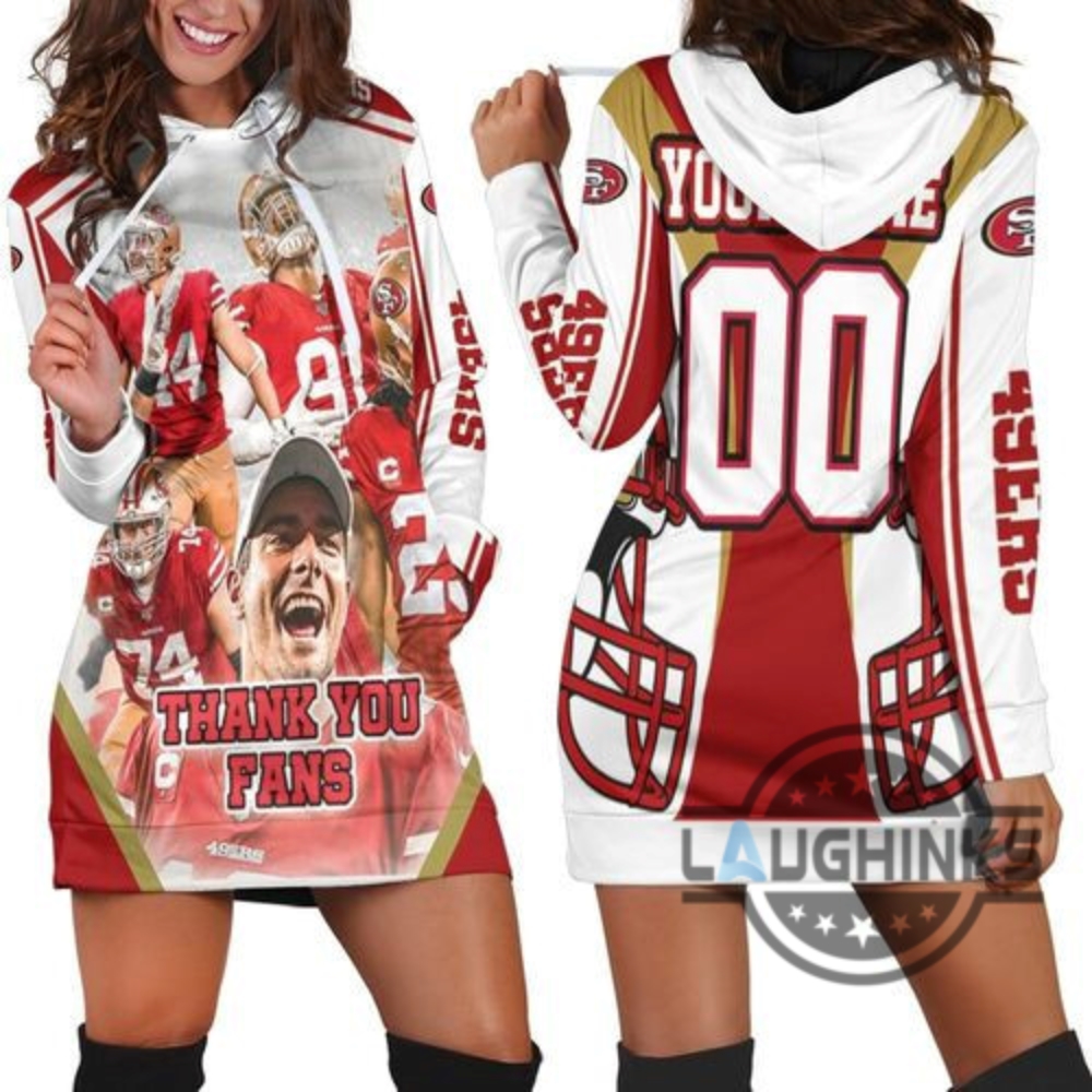 San Francisco 49Ers Nfc West Division Super Bowl 2021 Personalized Hoodie Dress Sweater Dress Sweatshirt Dress Sf 49Ers Football Hooded Dress Nfl Gift For Fans