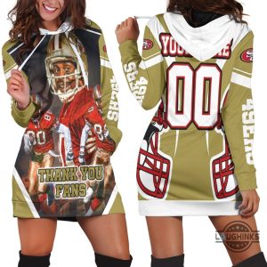 san francisco 49ers 2021 super bowl nfc west division champions personalized hoodie dress sweater dress sweatshirt dress sf 49ers football hooded dress nfl gift for fans laughinks 1 2