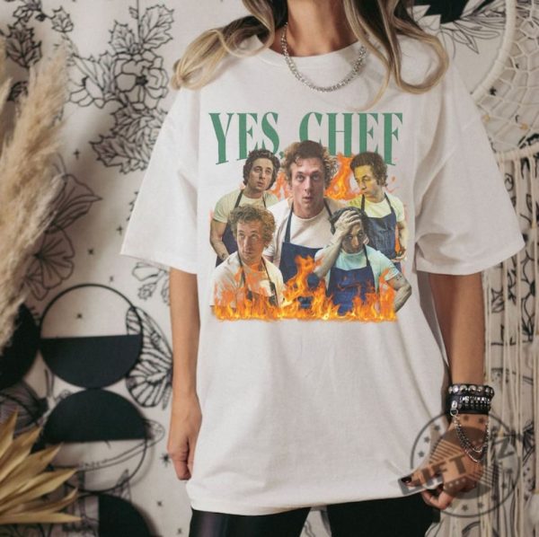 Vintage Yes Chef Bootleg Rap Shirt The Bear Sweatshirt Jeremy Allen White Tshirt Yes Chef Jeremy Vintage Hoodie Trending Shirt giftyzy 4