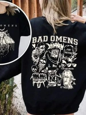 Vintage Bad Omens Shirt Bad Omens Concrete Forever Tour 2023 Shirt Bad Omens Rock Music Shirt Fade Reaper Tee Wraith Bad Omens Shirt Unique revetee 2